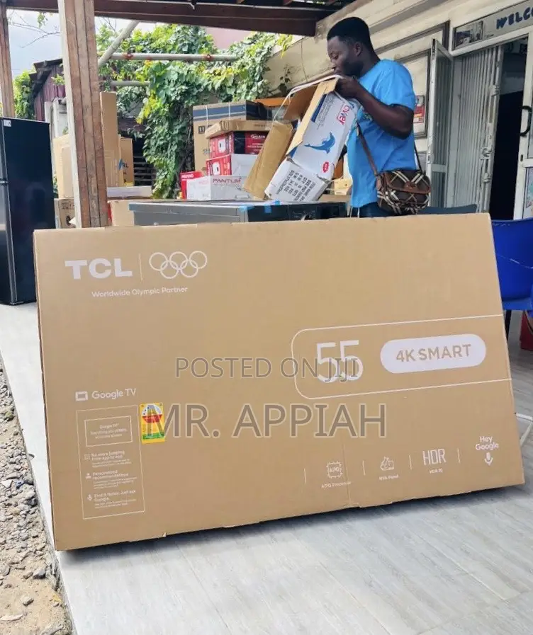 Extra Affordable TCL 55” Qled Smart Android Frameless Google TV