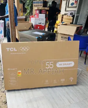 Affordable TCL 55” Qled Smart Android Frameless Google TV(2025)