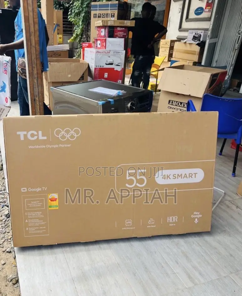 Affordable TCL 55” Qled Smart Android Frameless Google TV(2025)