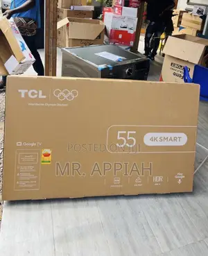 Affordable TCL 55” Qled Smart Android Frameless Google TV(2025)