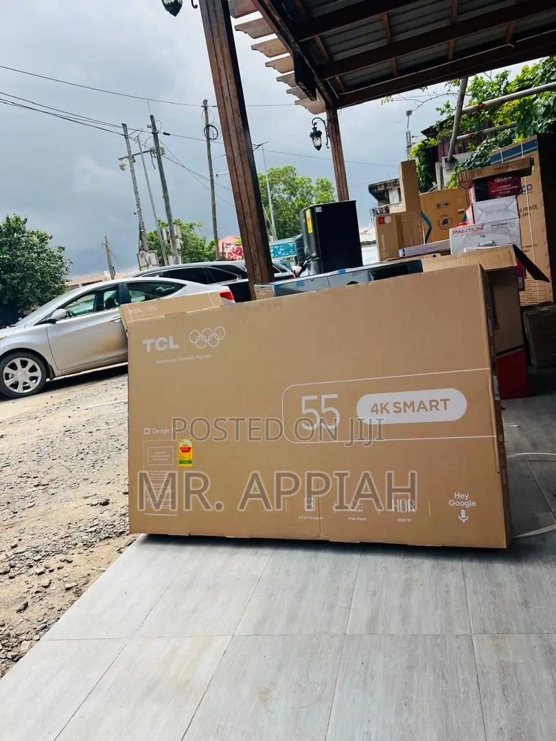 Adorable TCL 55” Qled Smart Android Frameless TV(Black)