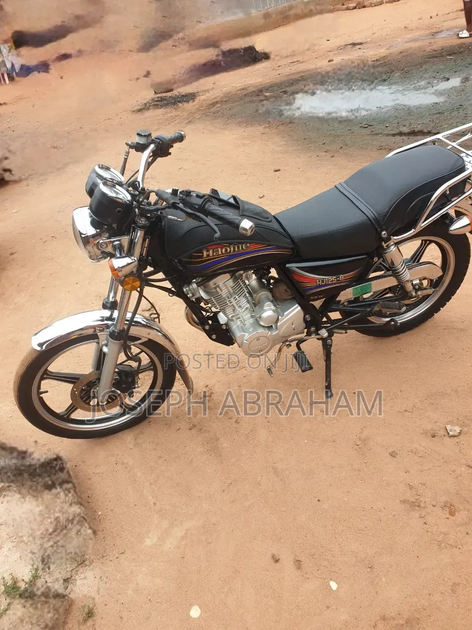 Haojue HJ125-8K 2025 Black