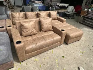 Comfortable 8 Seater L Shape, With Comfortable Pillows at the Back