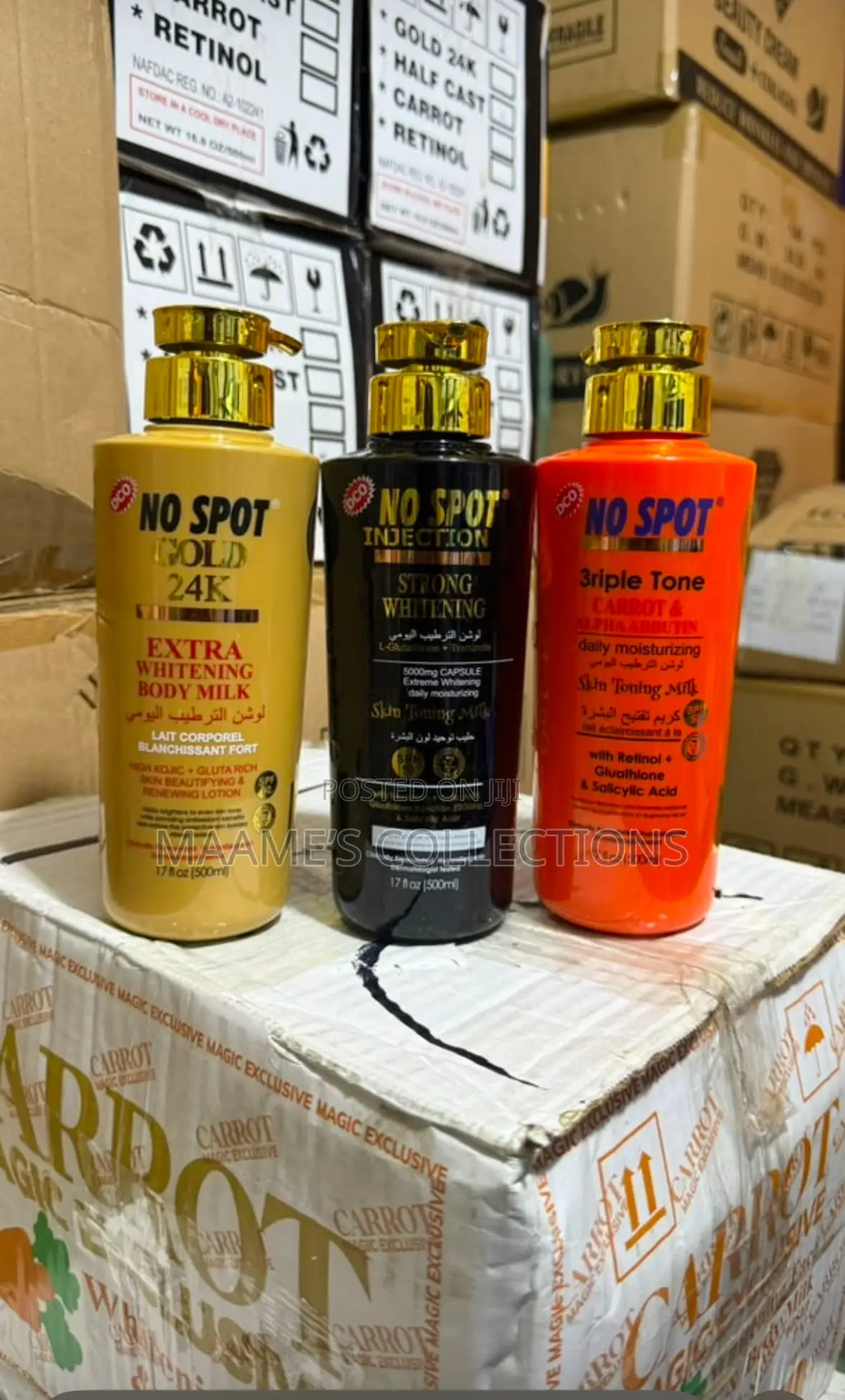 No Spot Whitening Body Lotion ( GH₵ 150 Each )