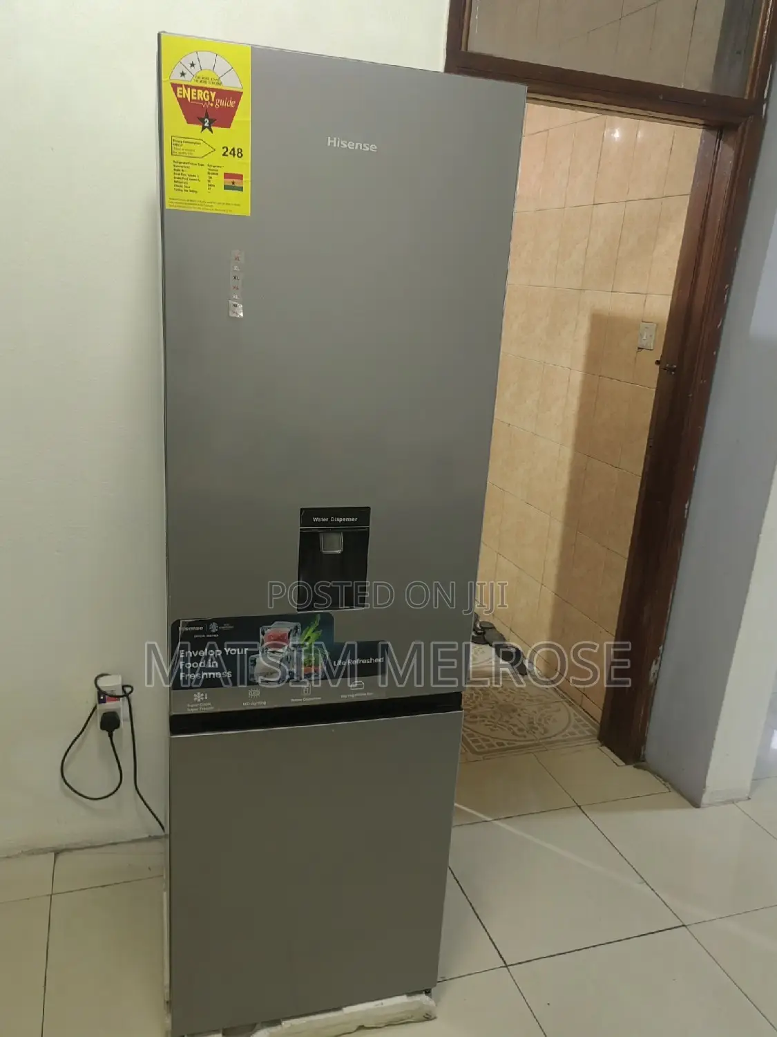 Two-Door Fridge, Almost New