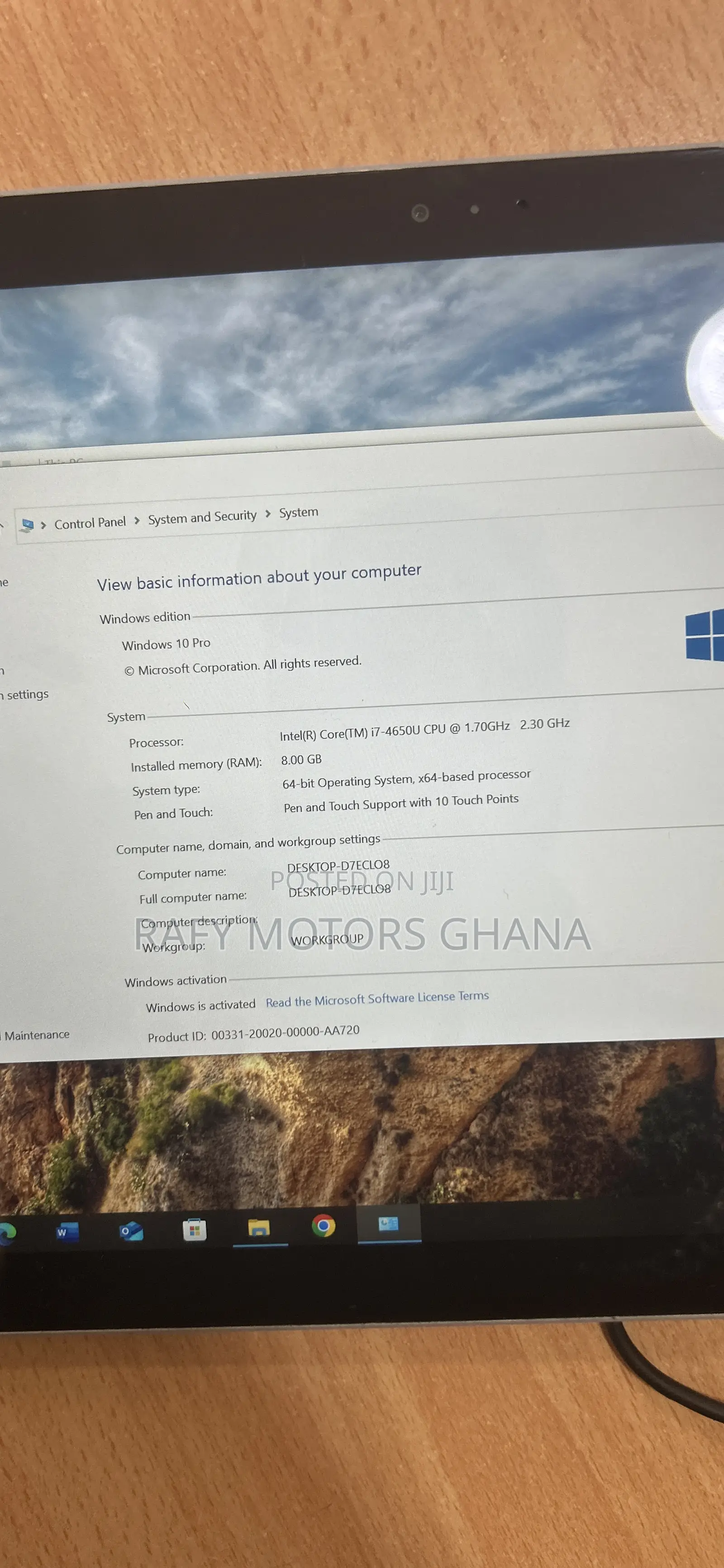 Laptop Microsoft Surface Pro 3 8GB Intel Core i7 SSD 256GB