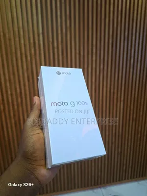 New Motorola Moto G100 256 GB Black
