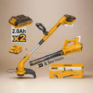 20V Lithium Grass Cutter Hand Blower Set With Battery Charger