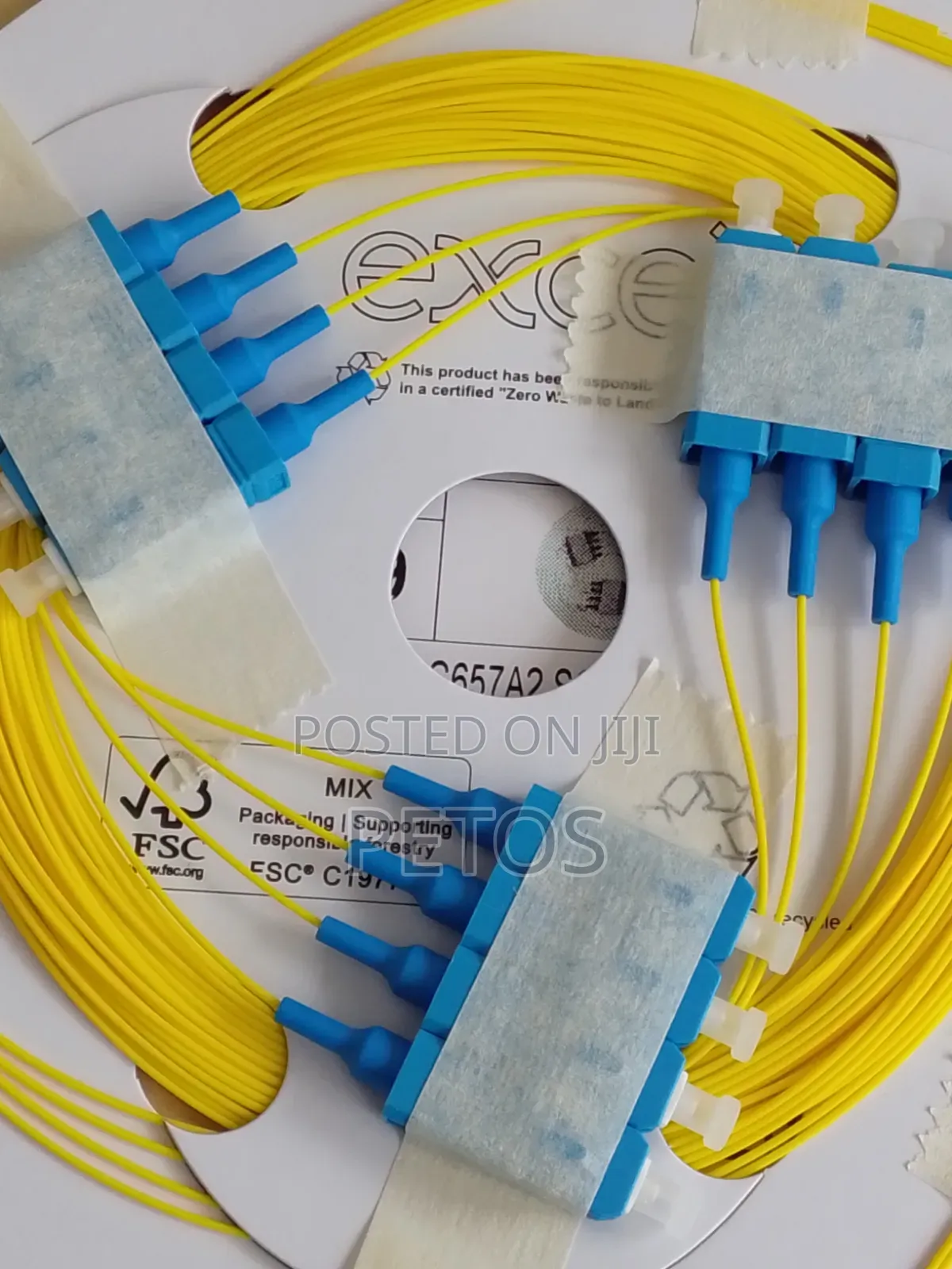 Excel Enbeam Fiber Pigtail Yellow 1m