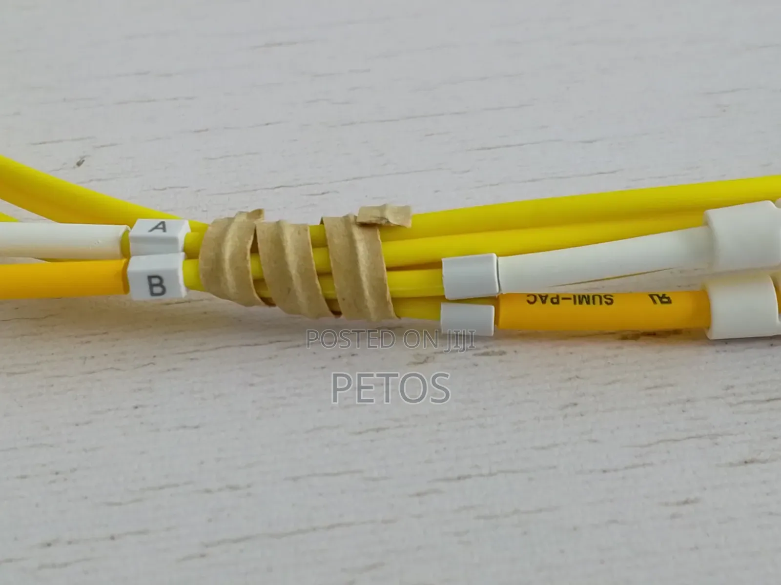 Excel Enbeam OS2 Fibre Patch Lead Yellow