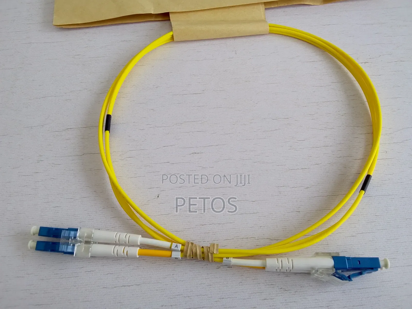 Excel Enbeam OS2 Fibre Patch Lead Yellow