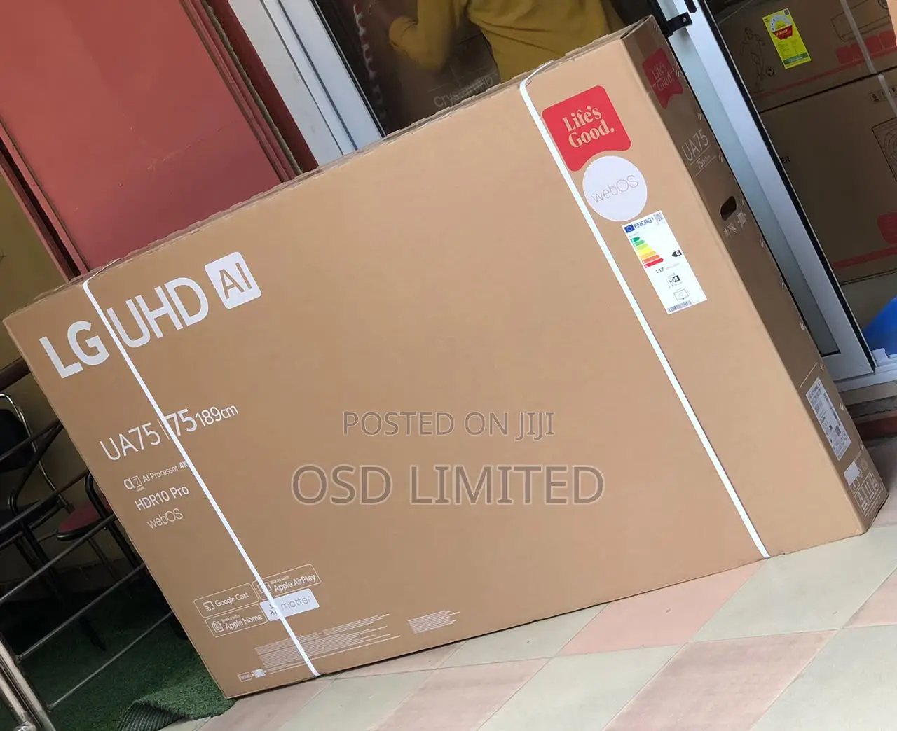 Massive 75" LG Smart TV