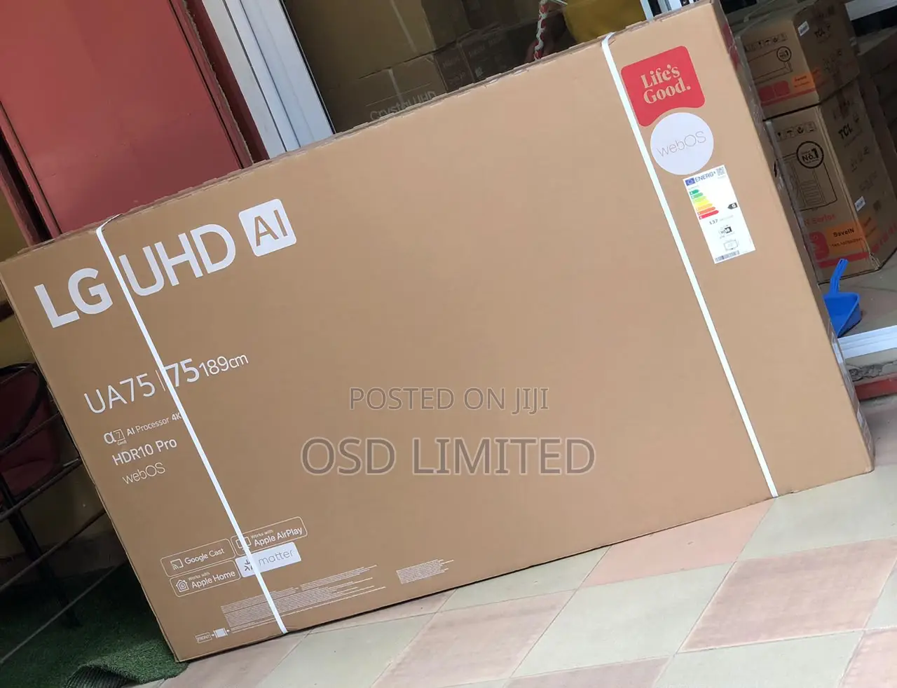 Upgrade to the Big Screen: Brand New LG 75" UHD Smart TV on Sale!