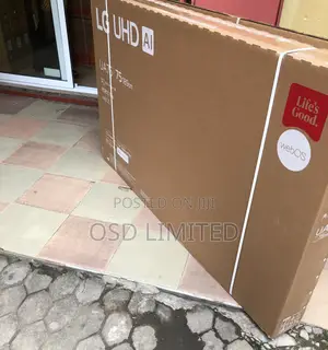 Life, but Clearer: LG 75" UHD AI ThinQ TV With Α5 Processor.