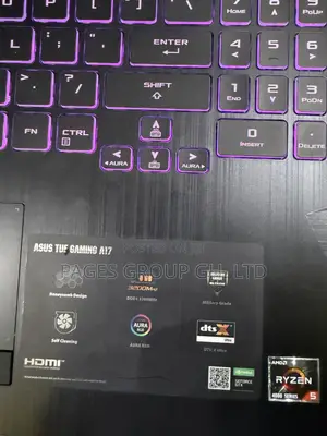 Laptop Asus TUF Gaming A17 16GB AMD Ryzen 5 SSD 512GB