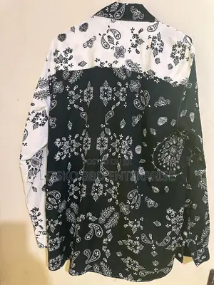 Original Zara Black . White Long Sleeves Shirt