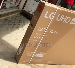 Sleek Design, Epic Scale: The LG 75" UHD Smart TV for Every Home.
