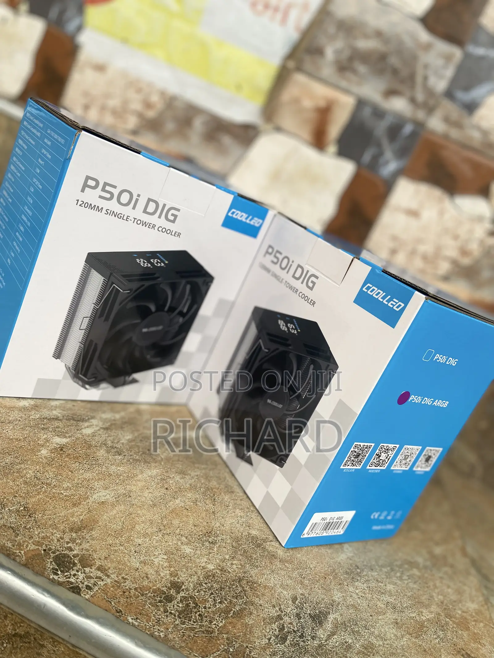 Coolleo P50i DIG V2 ARGB Air Cooler for Intel AMD