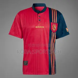 1996 Spain Retro Home Jersey