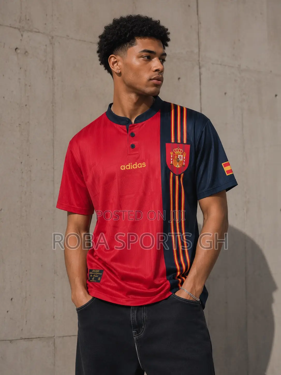1996 Spain Retro Home Jersey