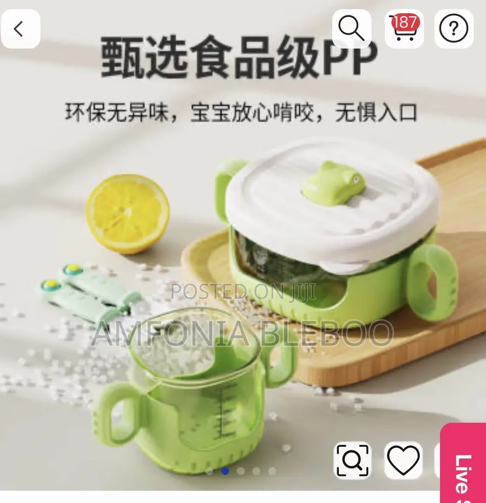 Sipping Cup and Bowl Set for Kids