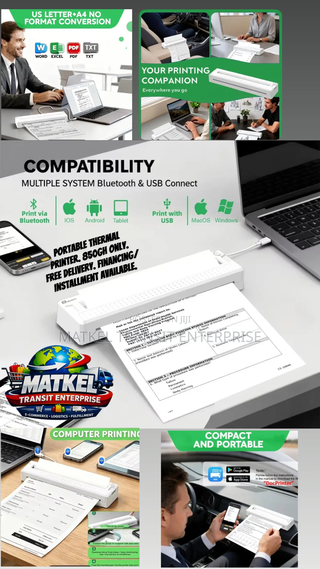 Thermal Portable Printer
