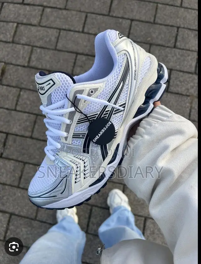 Asics White and Cream