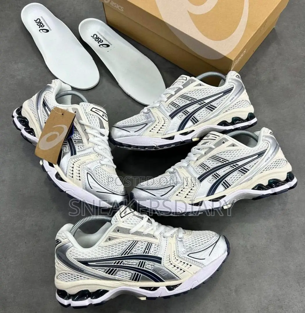 Asics White and Cream
