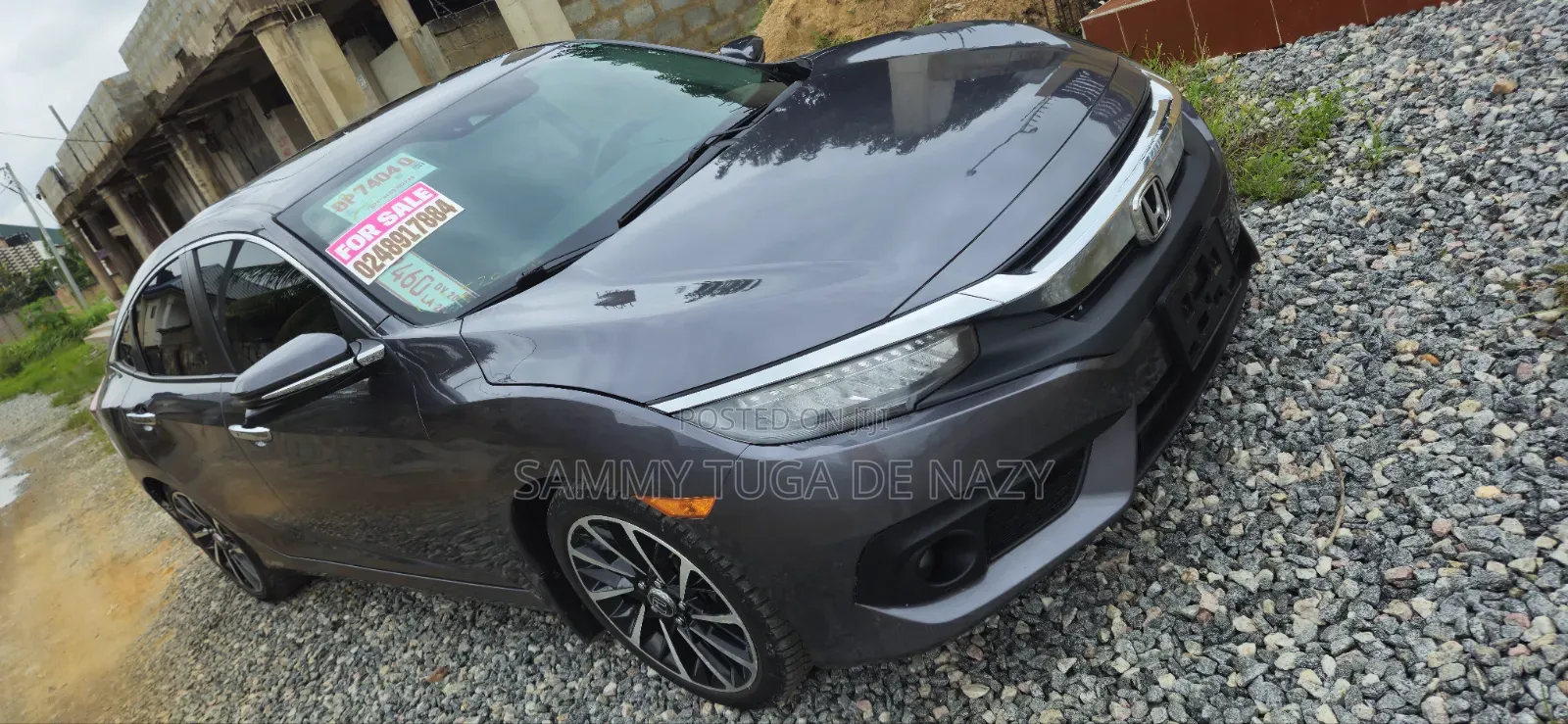 Honda Civic Touring 4dr Sedan (1.5L 4cyl) 2017 Gray
