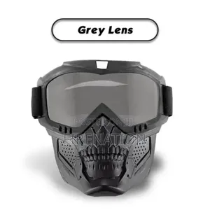 Tactical Full Face Mask. With Ski Goggles