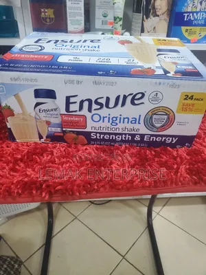 Ensure Original Nutrition Protein Shake Strawberry Flavor 24 Packs