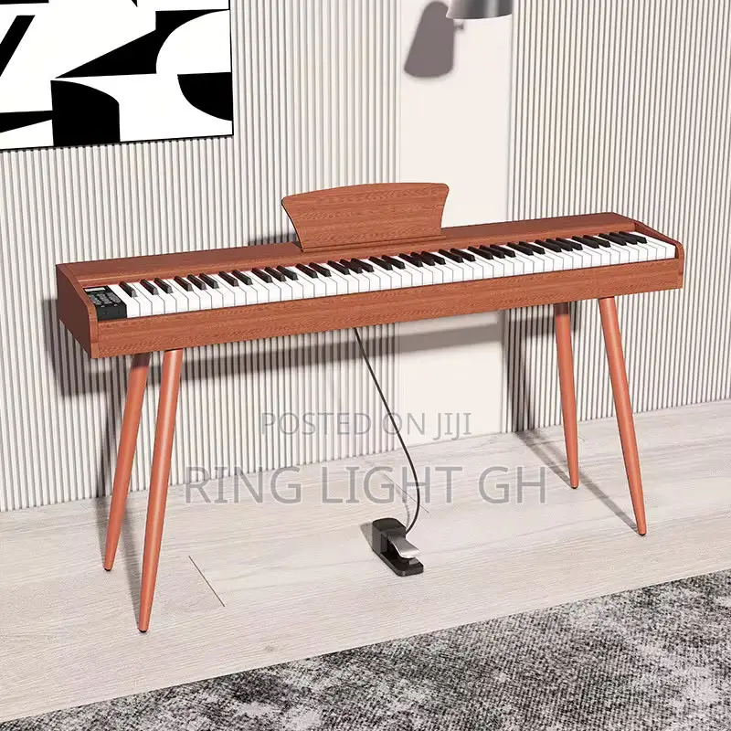 88-Keys Professional Electronic Piano -Wooden Color