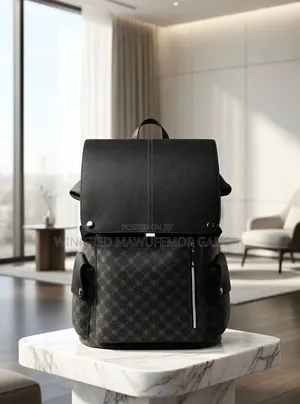Premium Leather Laptop Backpack for Men | Executive Travel Bag