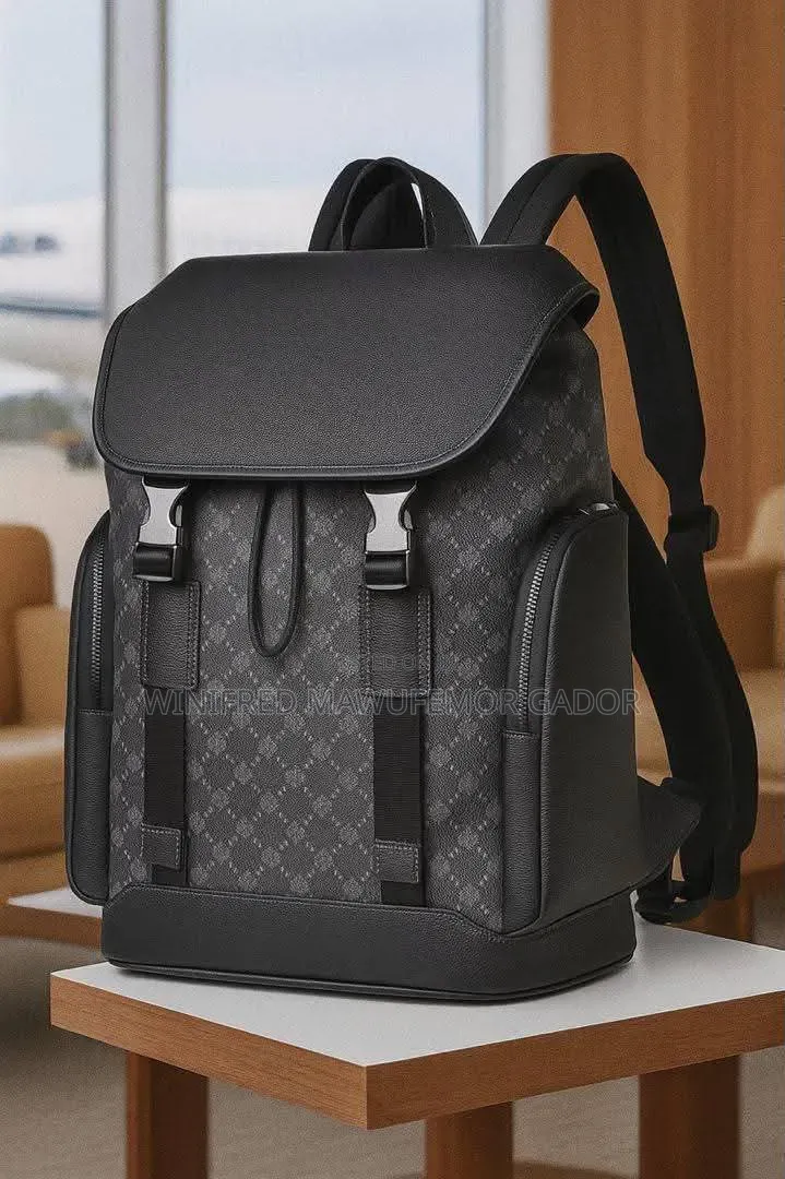 Premium Leather Laptop Backpack for Men | Executive Travel Bag