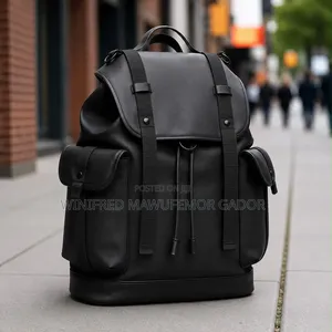 Premium Leather Laptop Backpack for Men | Executive Travel Bag