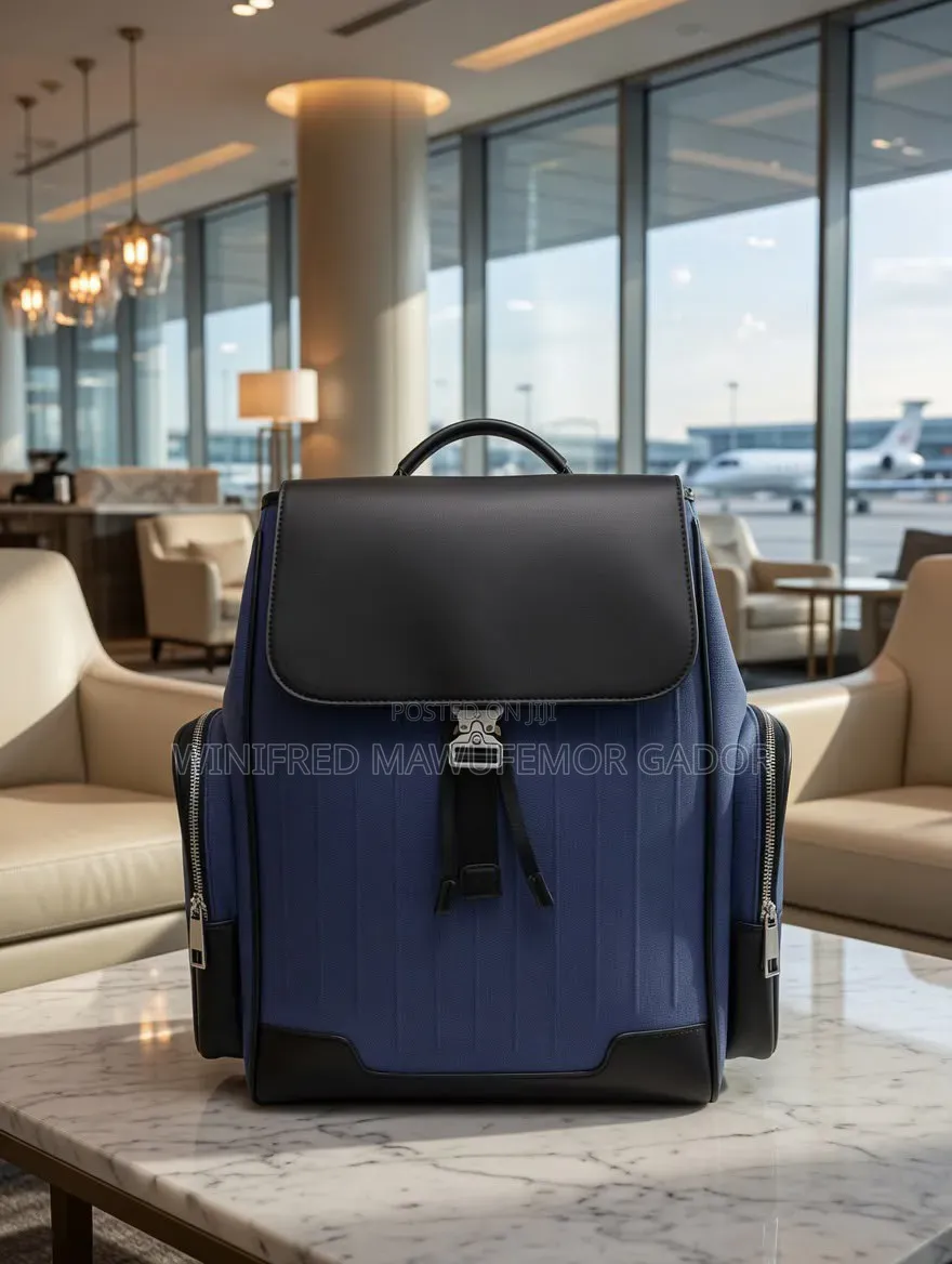 Premium Leather Laptop Backpack for Men | Executive Travel Bag