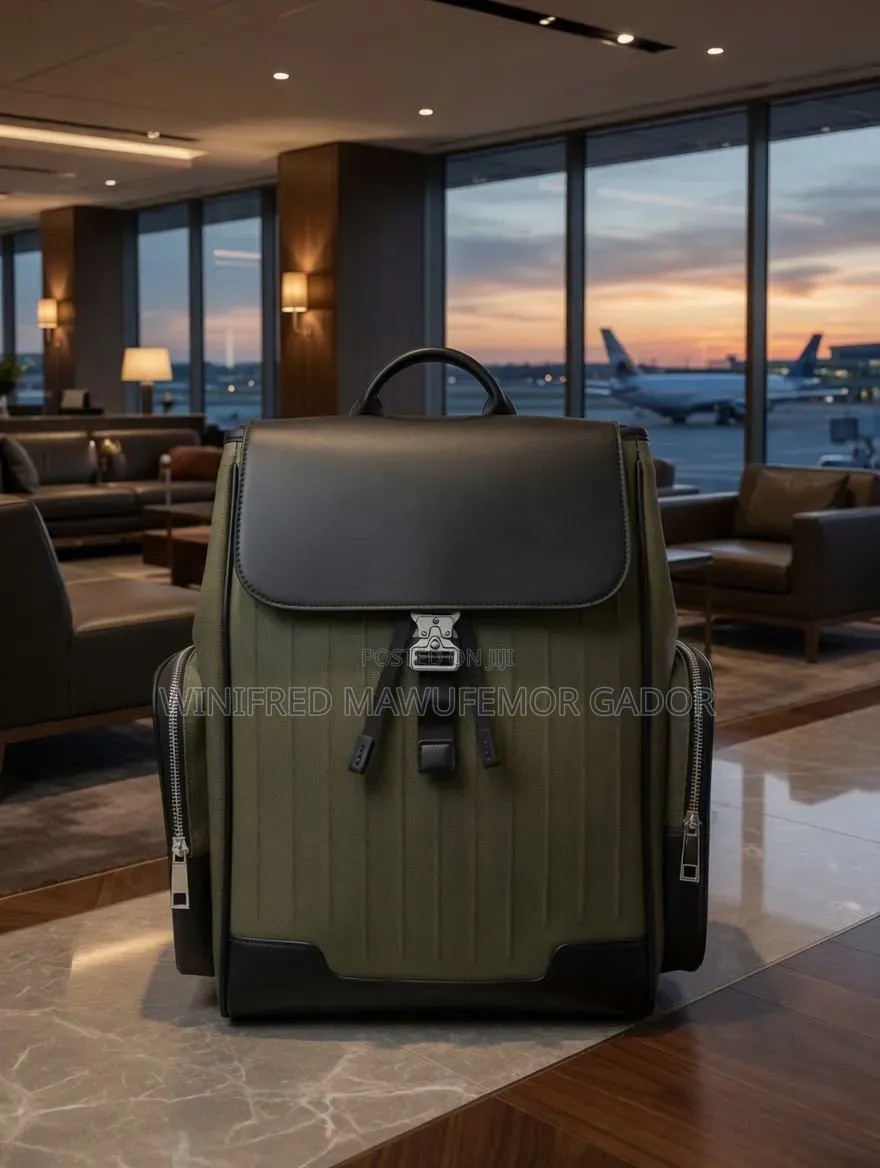 Premium Leather Laptop Backpack for Men | Executive Travel Bag