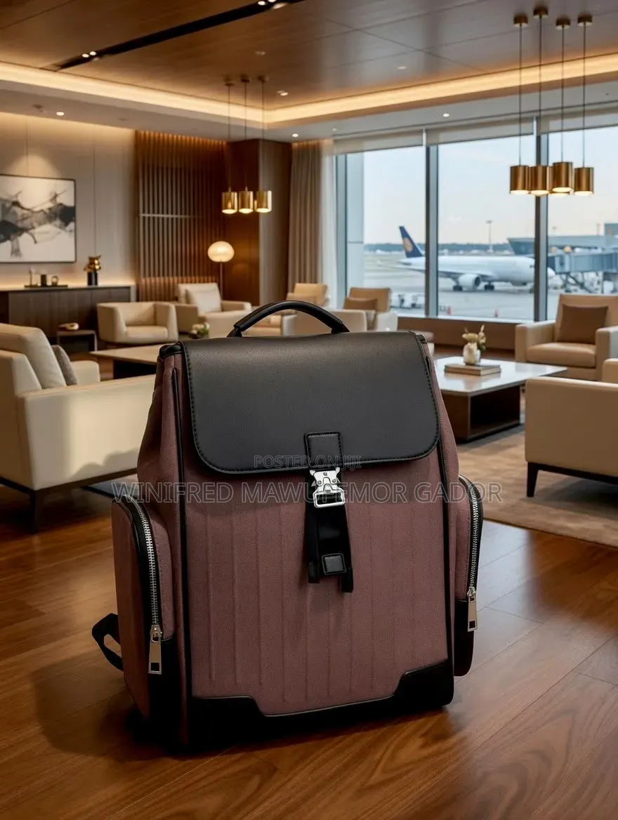 Premium Leather Laptop Backpack for Men | Executive Travel Bag