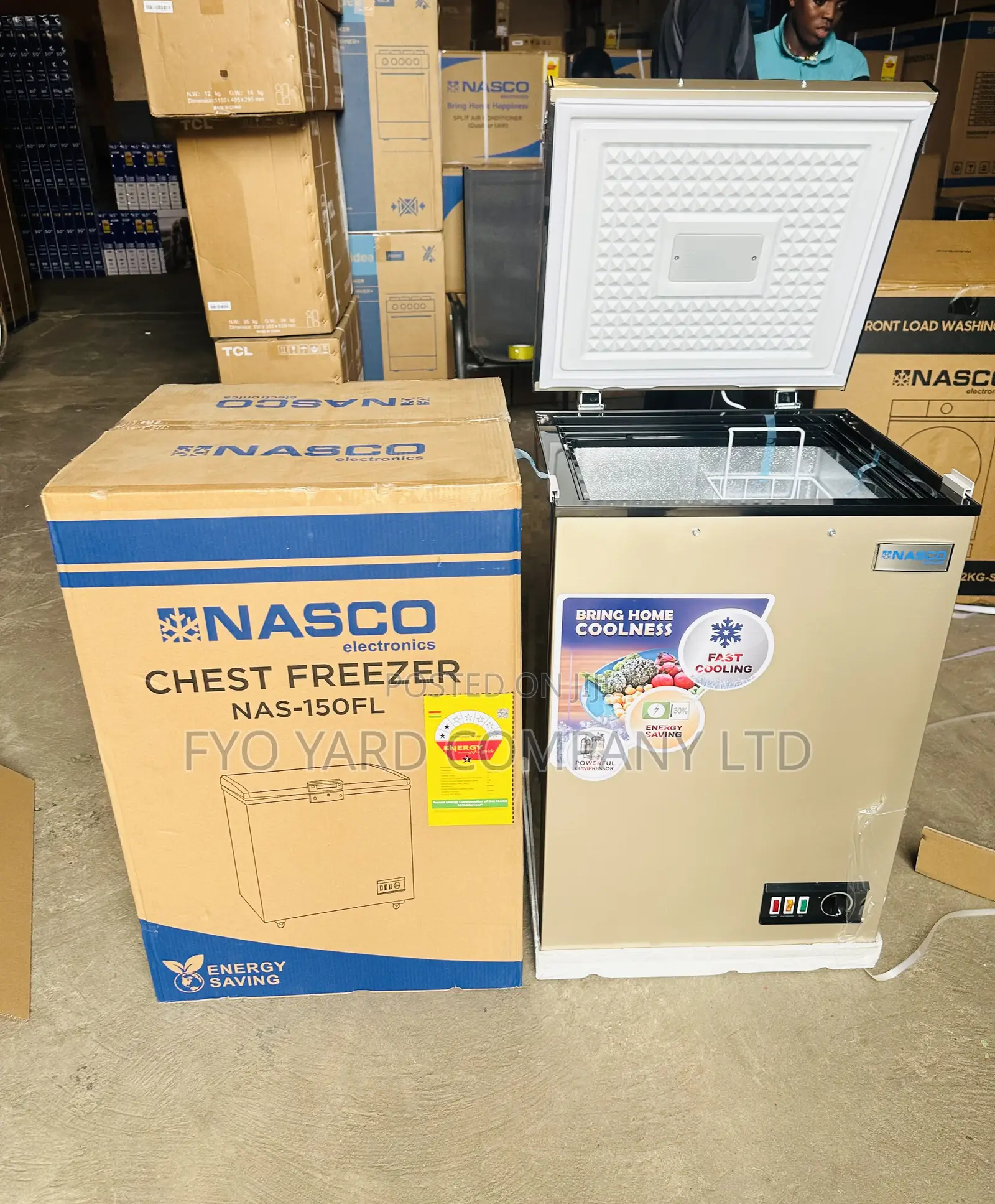 Get the New Nasco 100Liters Fast Freezing Quality Chest Freezer