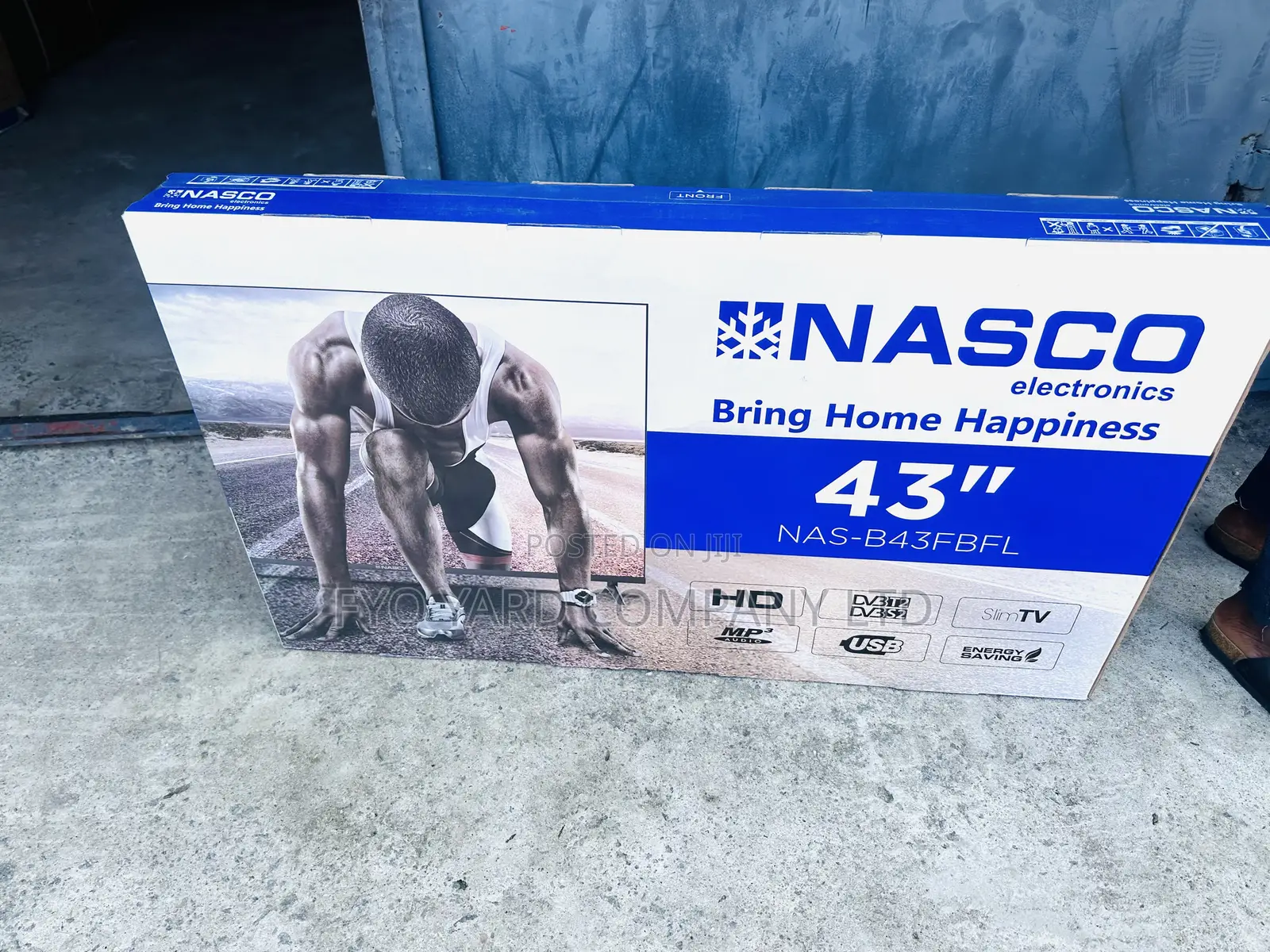 Quality Brand Nasco Digital Satellite 43inch Free-View Led TV