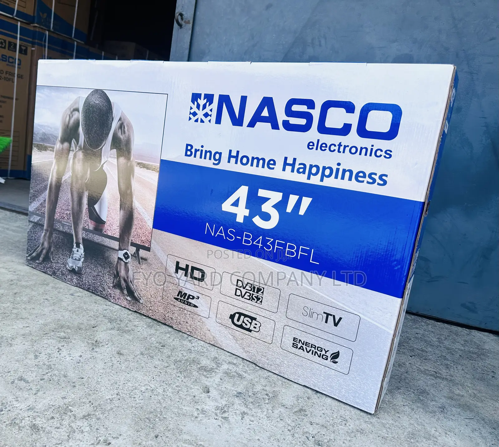 Quality Brand Nasco Digital Satellite 43inch Free-View Led TV