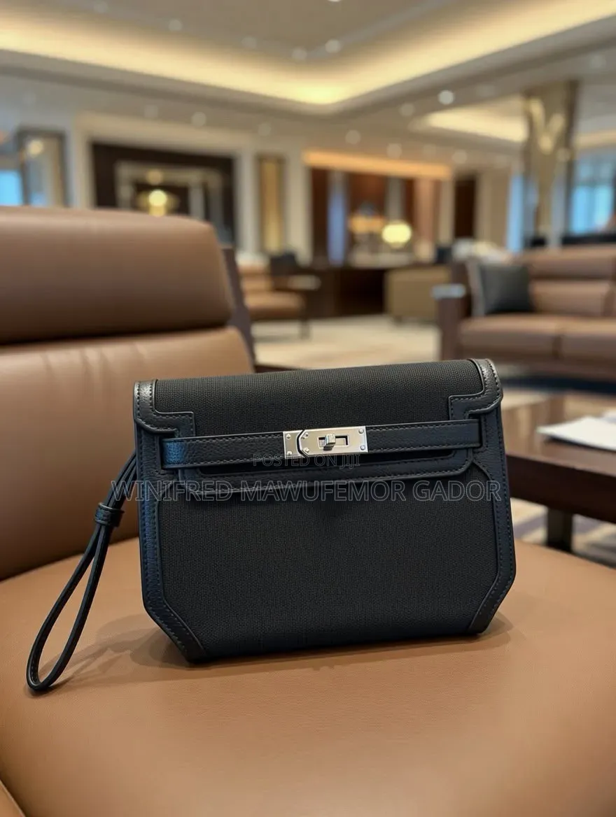 Premium Canvas Executive Clutch Bag | Men's Hand Purse