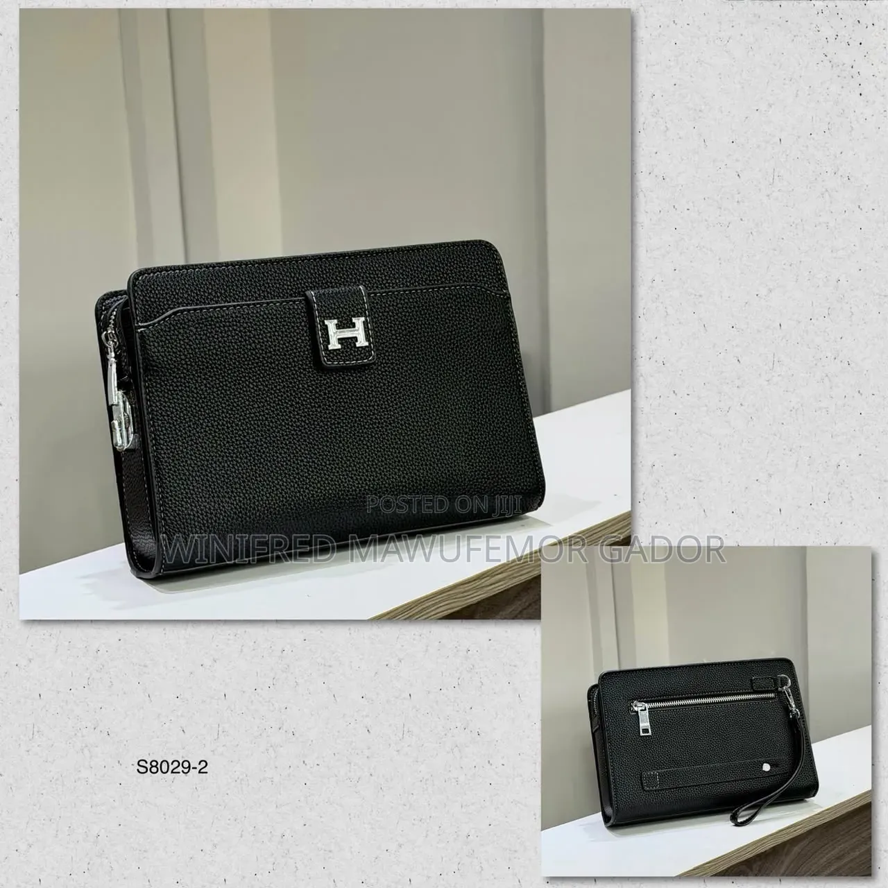 Premium Canvas Executive Clutch Bag | Men's Hand Purse