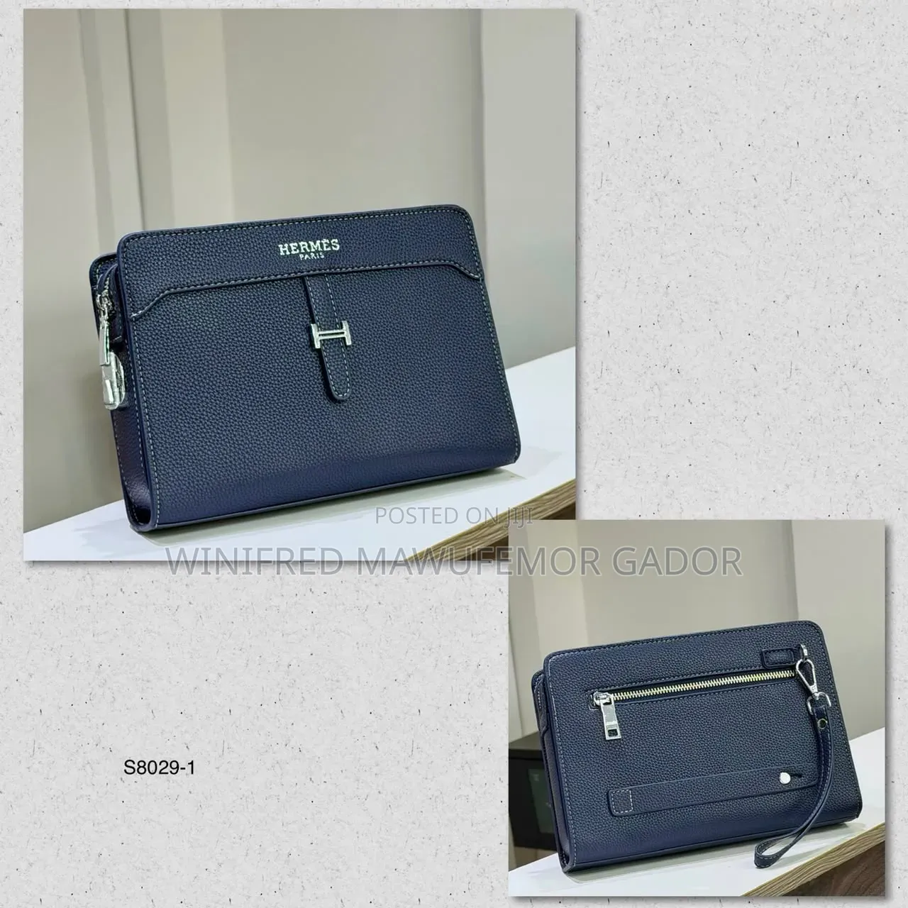 Premium Canvas Executive Clutch Bag | Men's Hand Purse