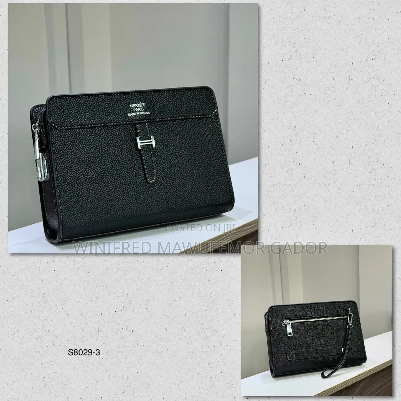 Premium Canvas Executive Clutch Bag | Men's Hand Purse
