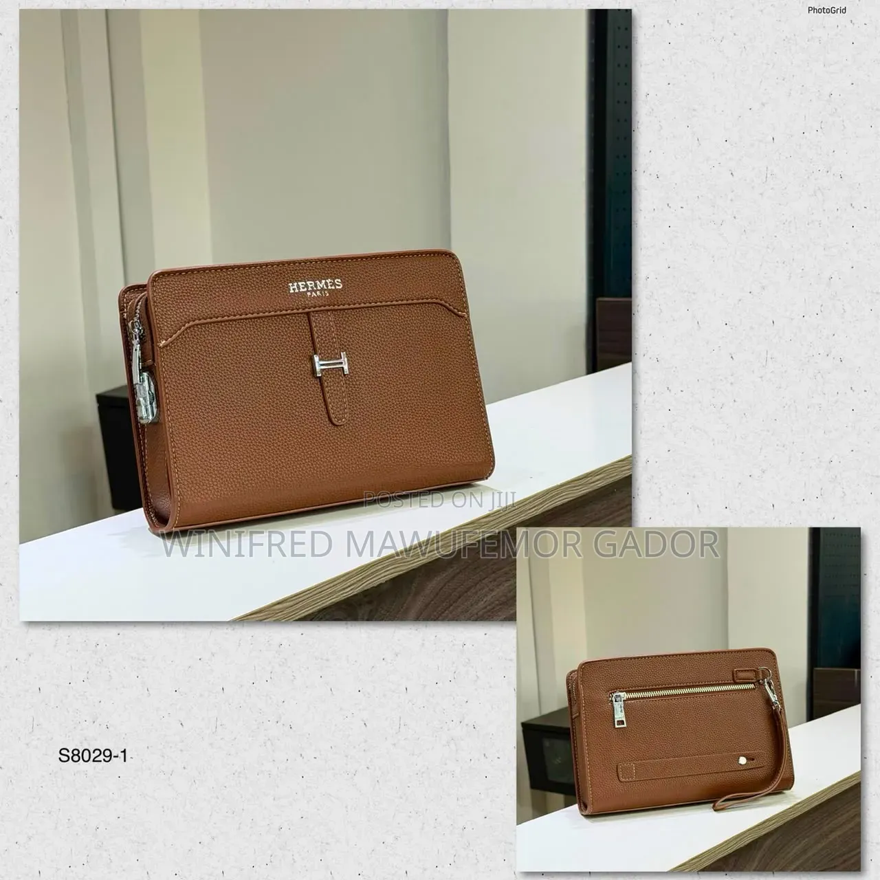 Premium Canvas Executive Clutch Bag | Men's Hand Purse