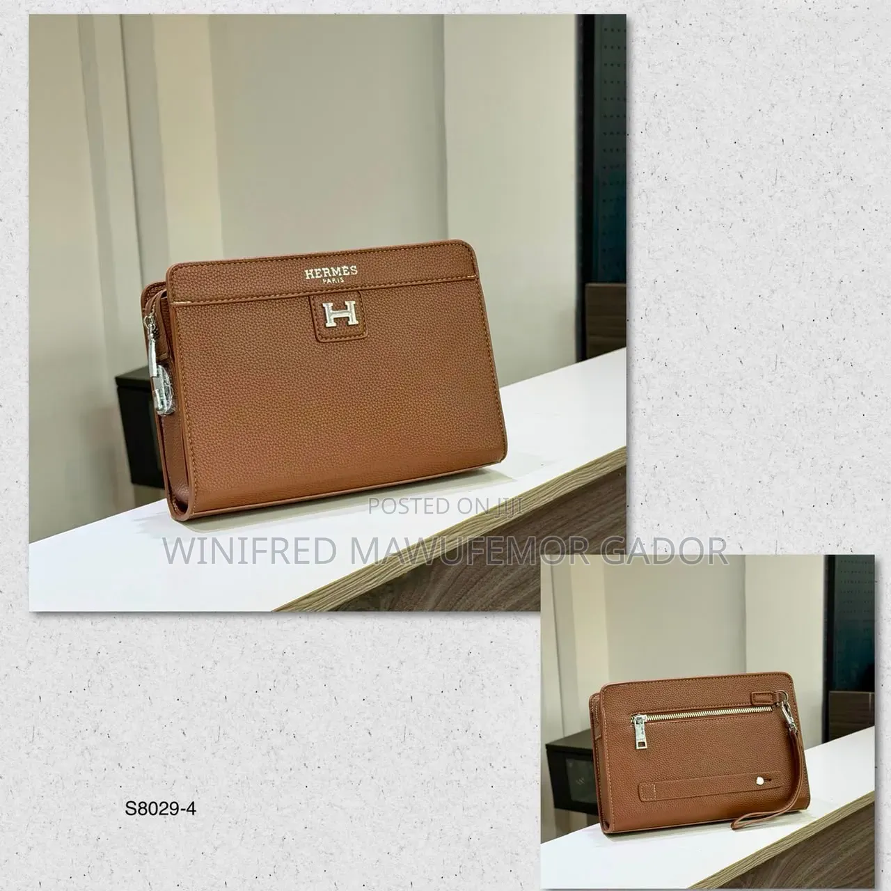 Premium Canvas Executive Clutch Bag | Men's Hand Purse