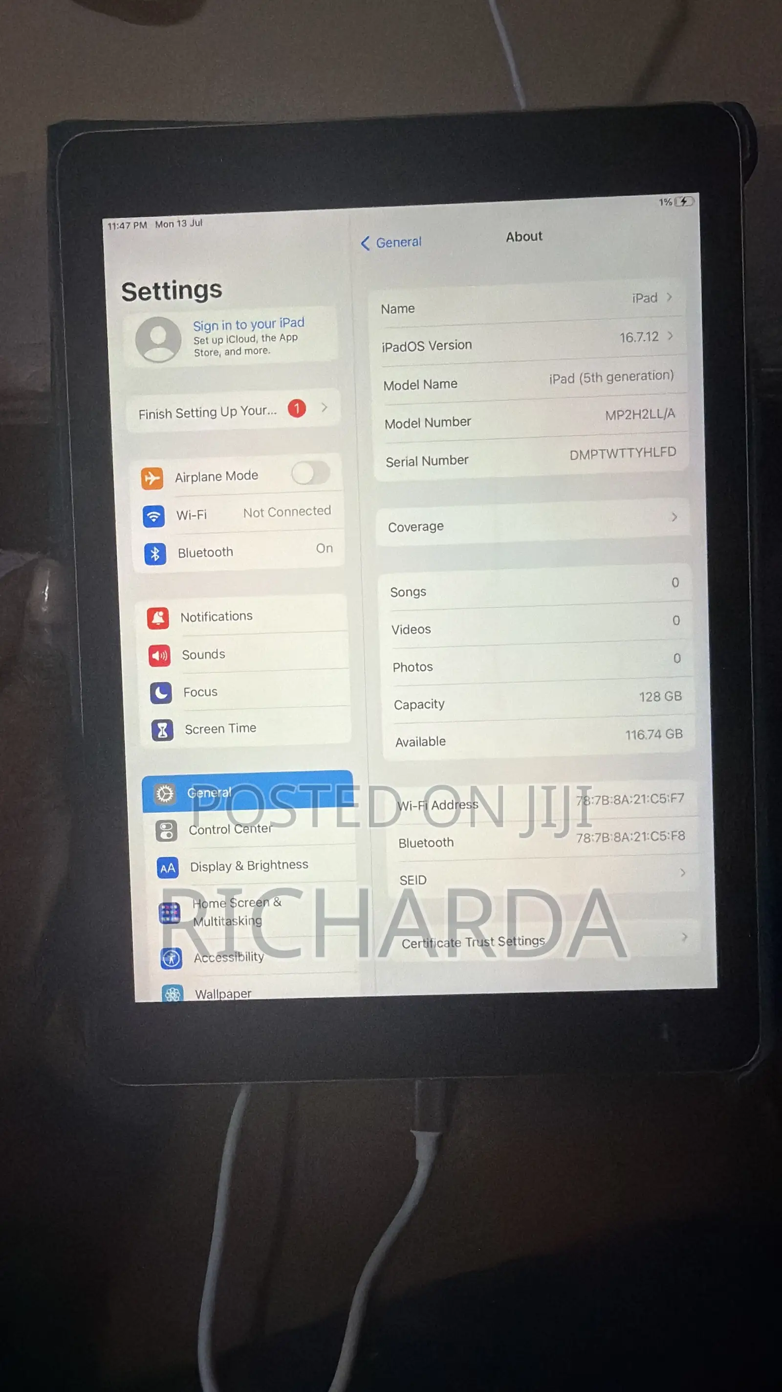 Apple iPad 5 (2022) 64 GB Silver