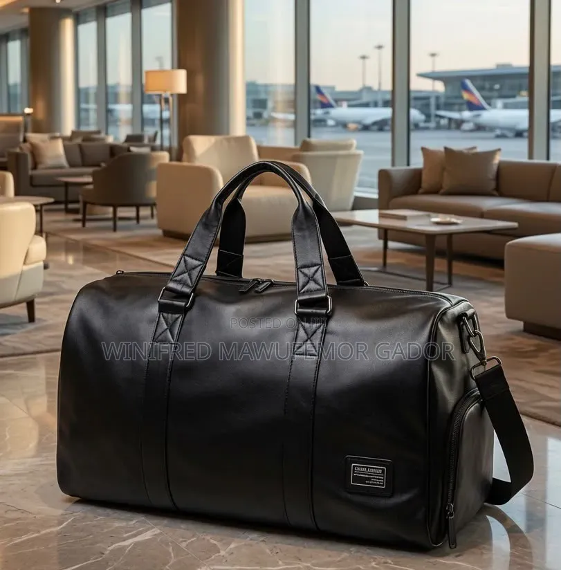 Premium Leather Canvas Travel Duffle Bags |Gym Weekend Travel Bags