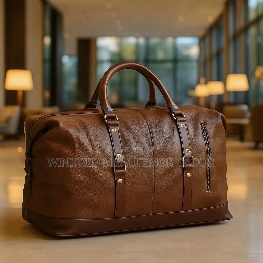 Premium Leather Canvas Travel Duffle Bags |Gym Weekend Travel Bags